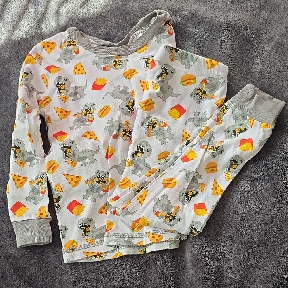 Swiggles Kids Pajama Set with Fun Food Print